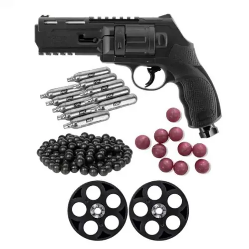 UMAREX T4E TR50 Gen2 13 Joules Self Defense Revolver 0.50cal Kit